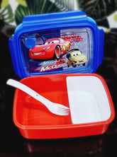 Cool Cars Lightning McQeen Lunch Box For Boys High Quality BPA Free Plastic Food Container For School